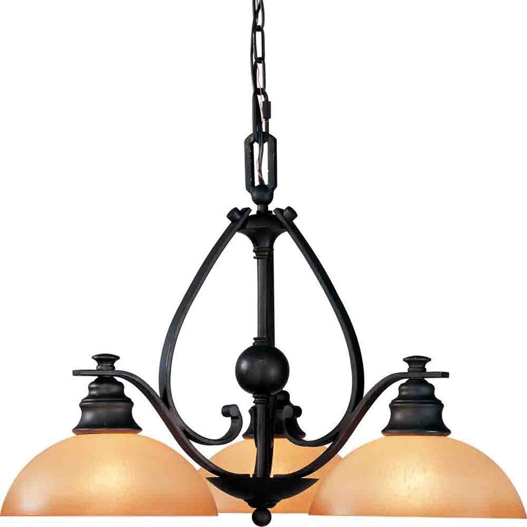 Volume Rainier V4143-65 Chandelier Light - Foundry Bronze