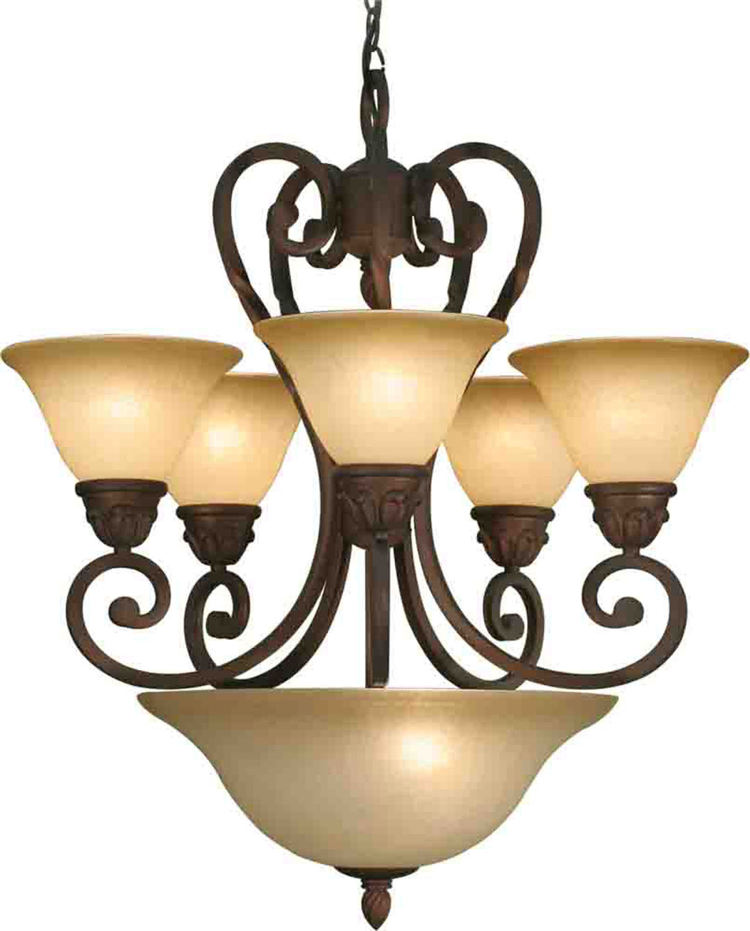 Volume Isabela V5817-31 Chandelier Light - Italian Dusk