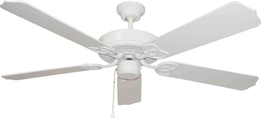 Volume Ceiling fan V5962-6 Ceiling Fan 52 - White, White/White Wash Pine/