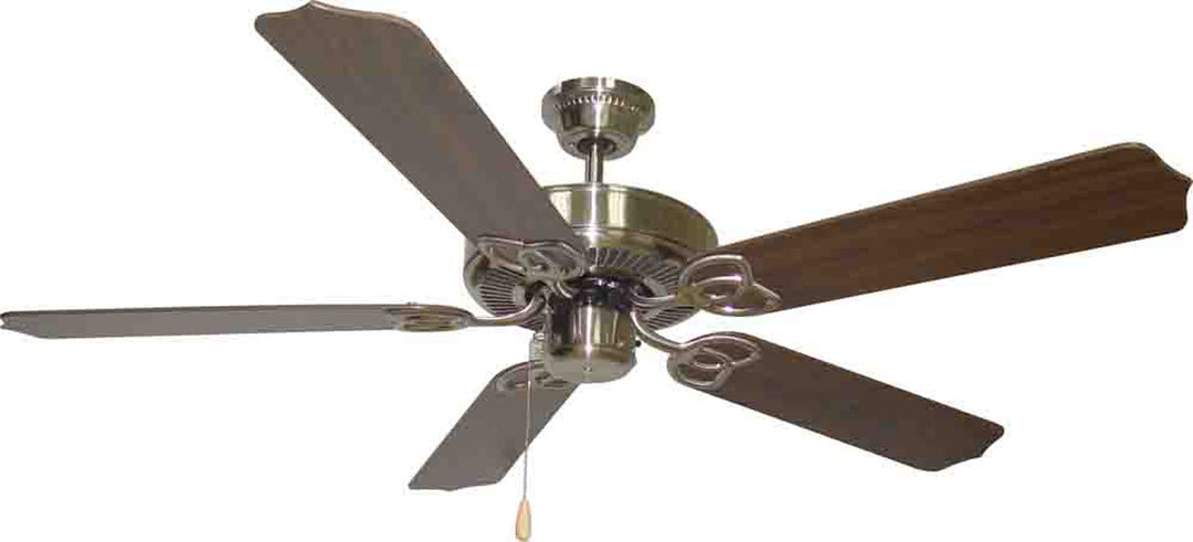 Volume Ceiling fan V5965-33 Ceiling Fan 52 - Brushed Nickel, Rosewood/Walnut/