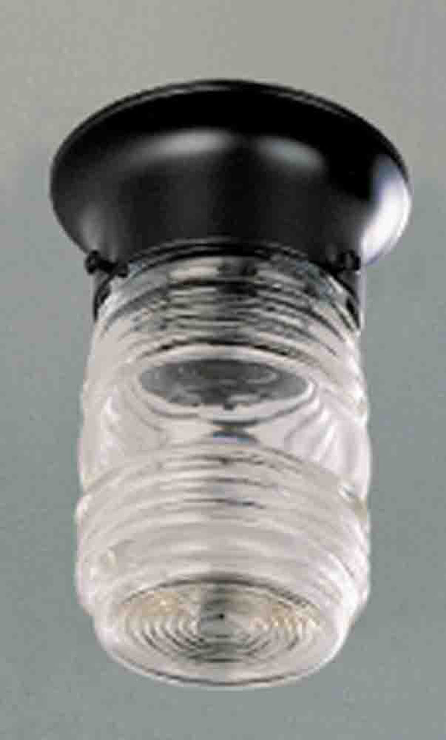 Volume Lighting V7316-5 Outdoor Black Utility Light Black