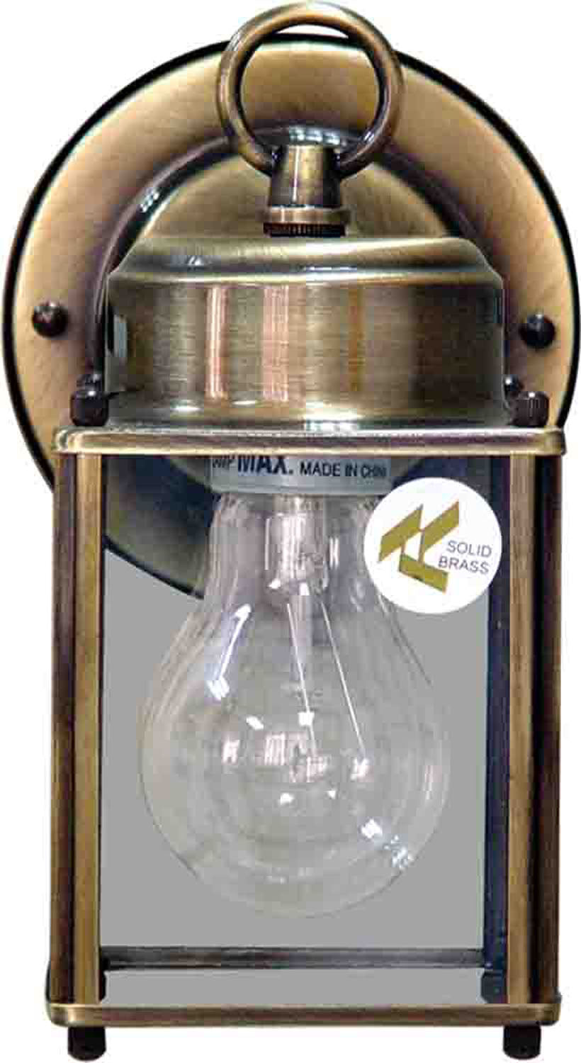 Volume Lighting V9270-1 Energy Saving Outdoor Outdoor Antique Brass