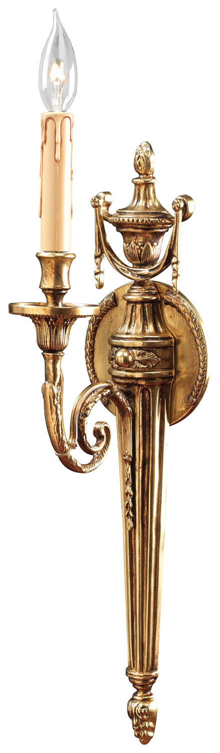 Metropolitan Metropolitan N9601 Wall Light - Stained Gold