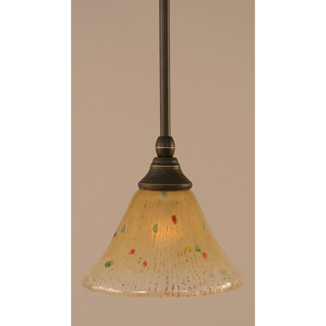 Toltec Stem Mini Pendant 23-dg-750 Pendant Light - Dark Granite