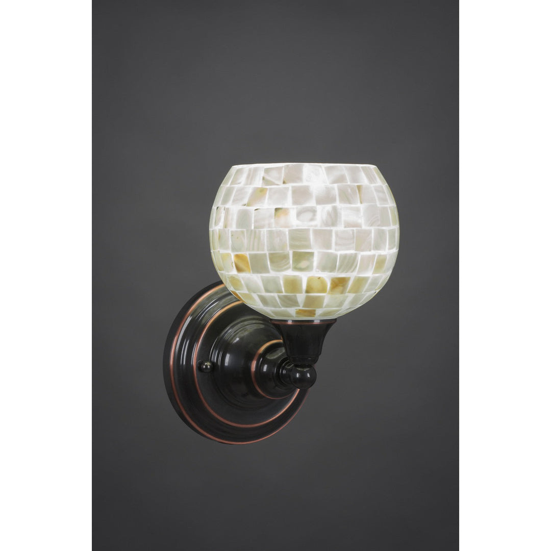 Toltec Any 40-bc-405 Wall Sconce Light - Black Copper