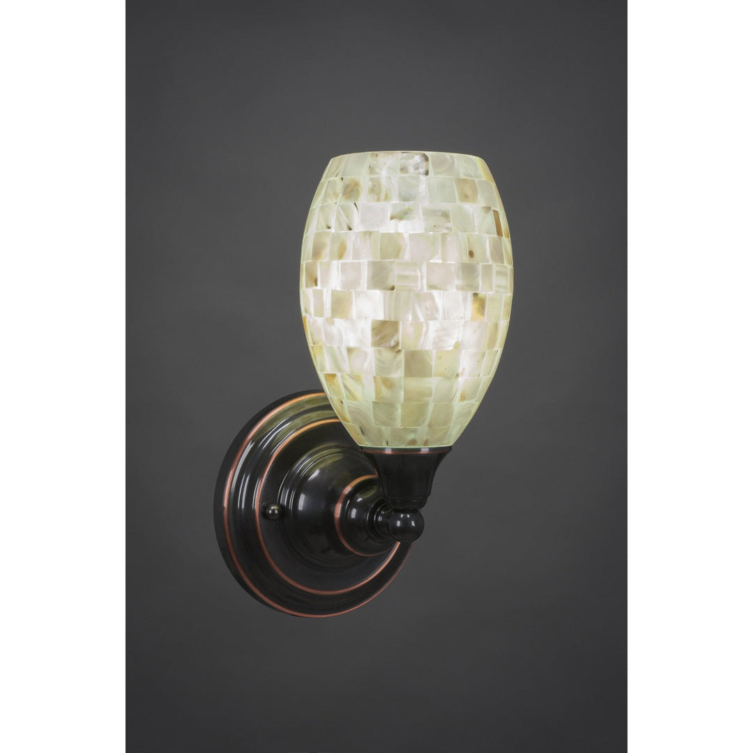 Toltec Any 40-bc-406 Wall Sconce Light - Black Copper