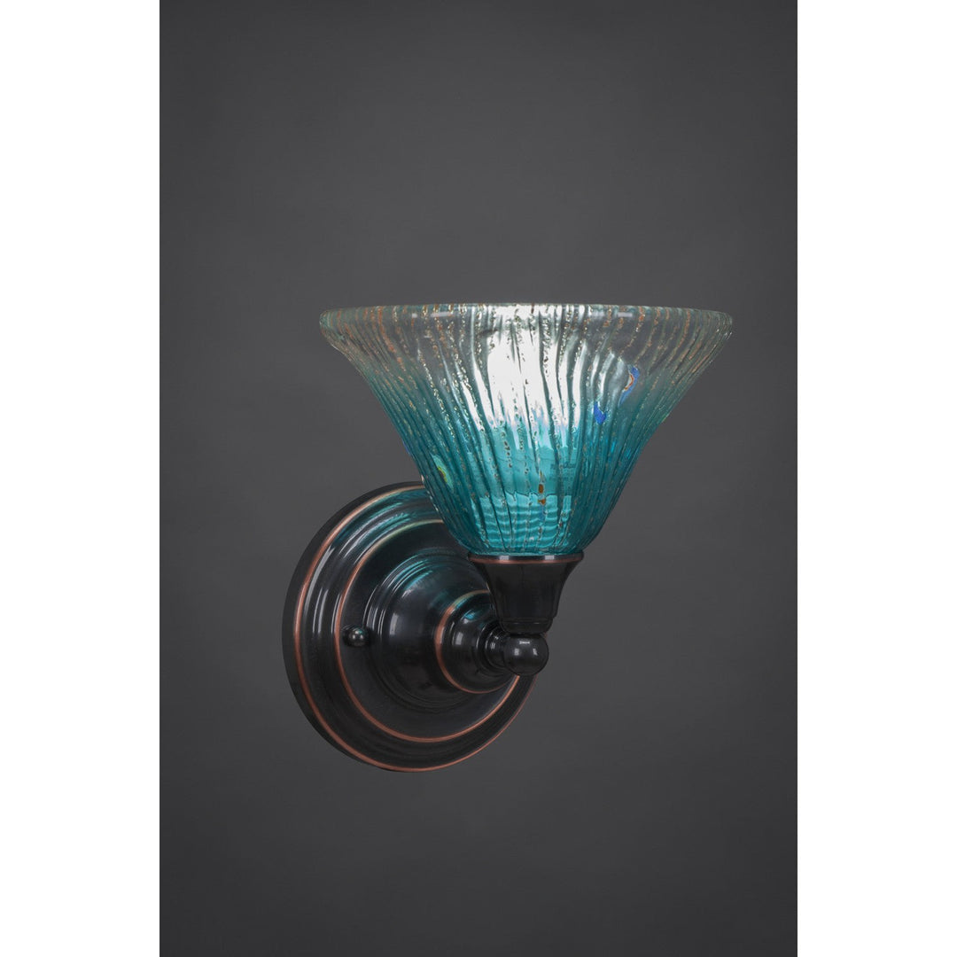 Toltec Any 40-bc-458 Wall Sconce Light - Black Copper