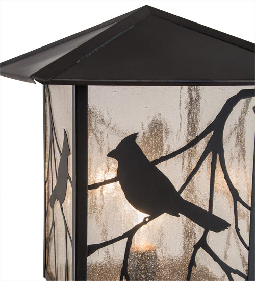 Meyda Tiffany Lighting 41733 Sequoia One Light Post Mount Outdoor Bronze / Dark