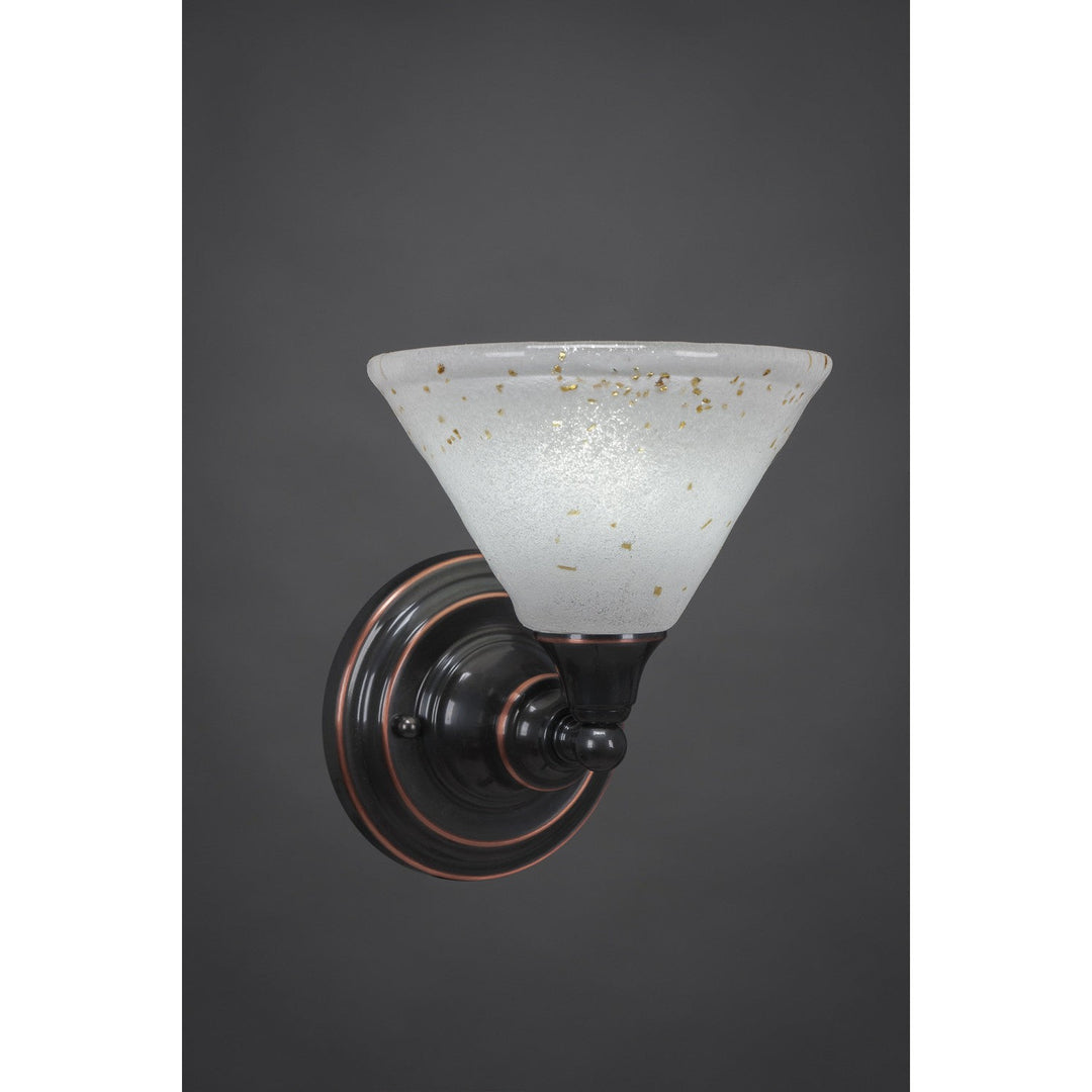 Toltec Any 40-bc-7145 Wall Sconce Light - Black Copper