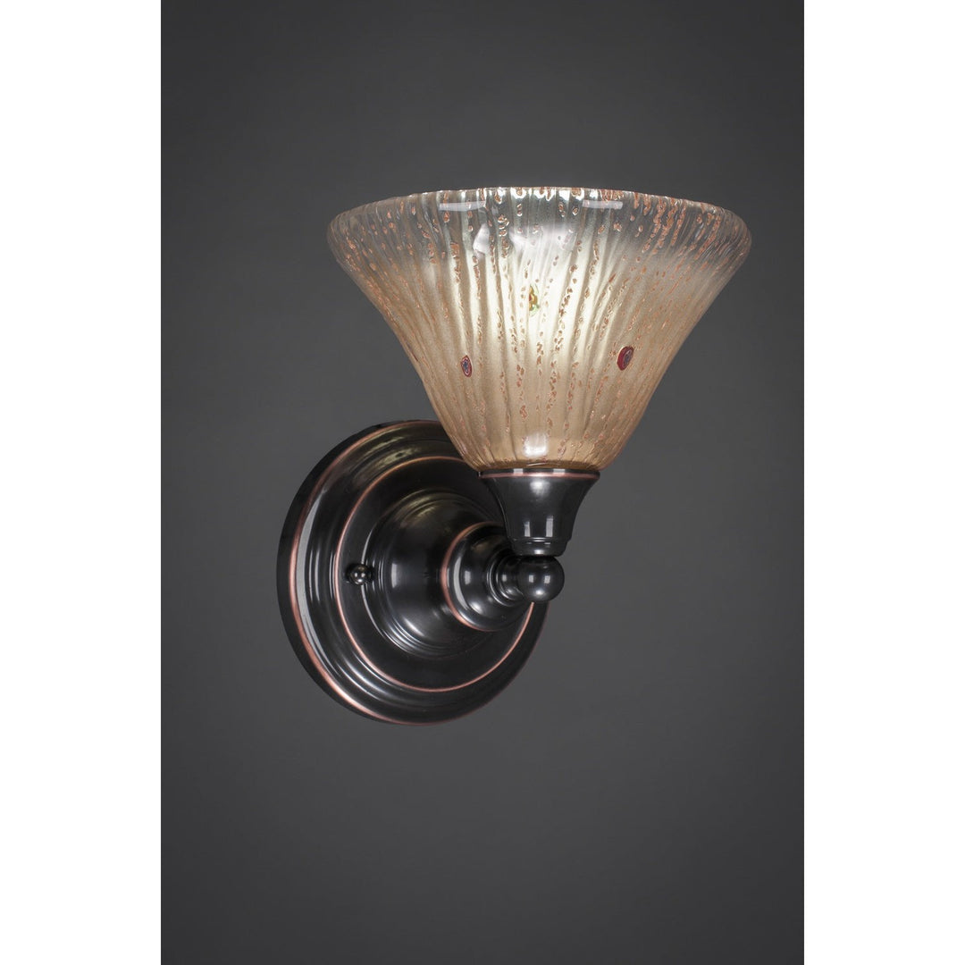 Toltec Any 40-bc-750 Wall Sconce Light - Black Copper