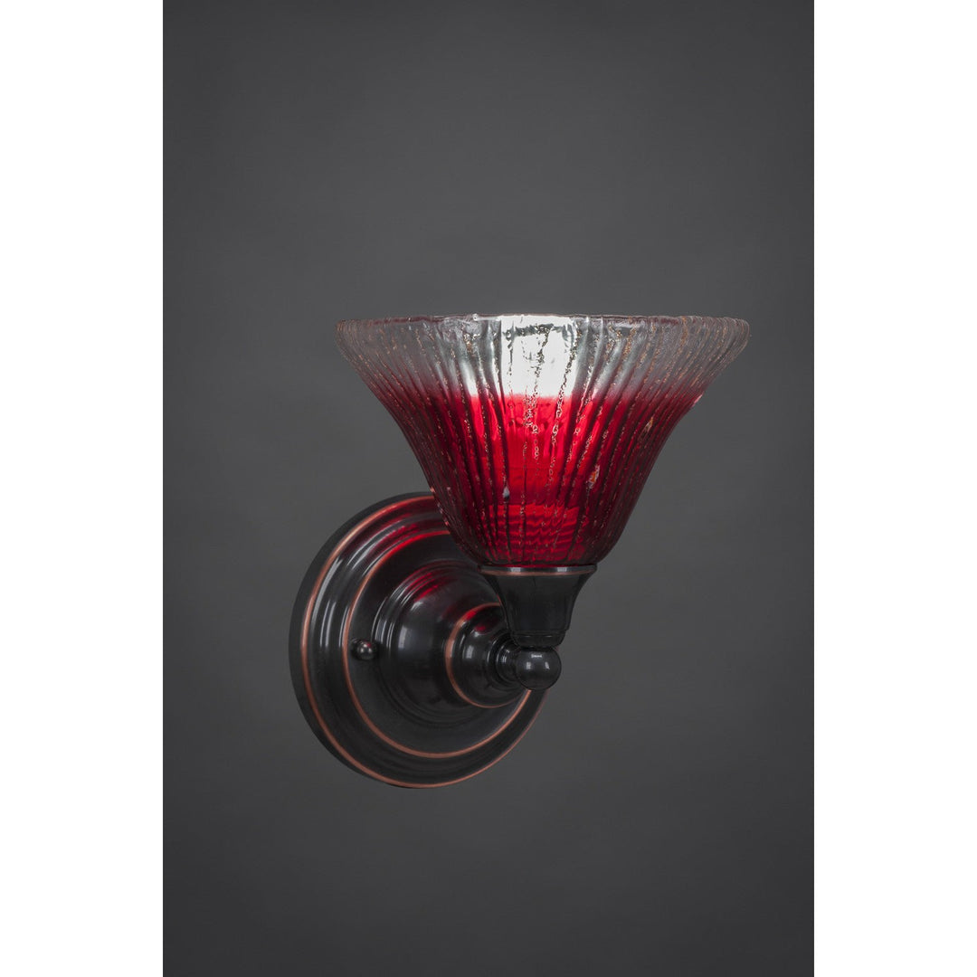 Toltec Any 40-bc-756 Wall Sconce Light - Black Copper