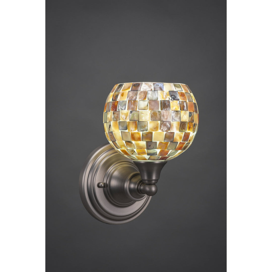 Toltec Any 40-bn-407 Wall Sconce Light - Brushed Nickel