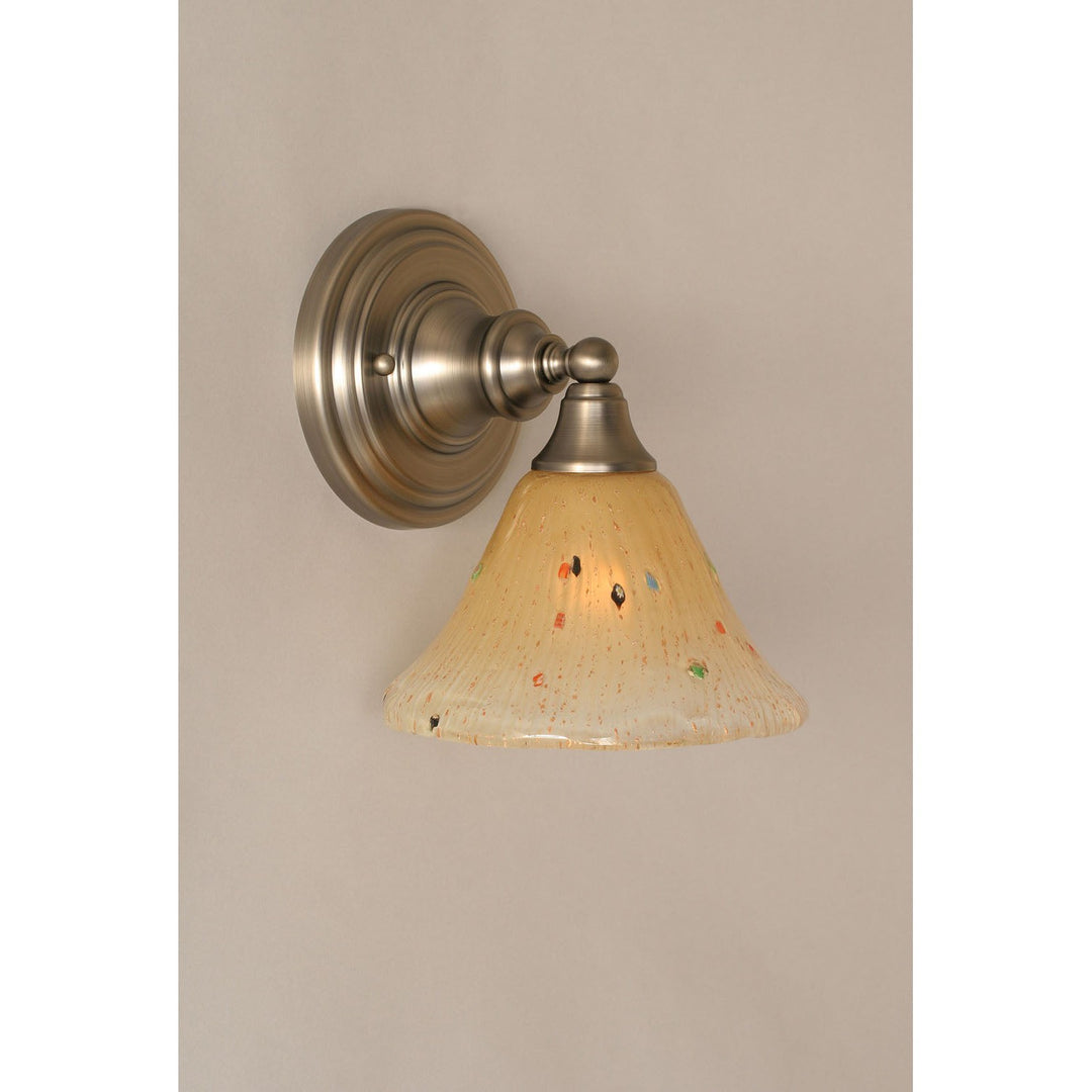 Toltec Any Brushed Nickel 40-bn-750 Wall Sconce Light - Brushed Nickel