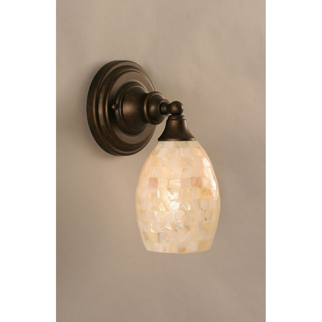 Toltec Any Bronze 40-brz-406 Wall Sconce Light - Bronze