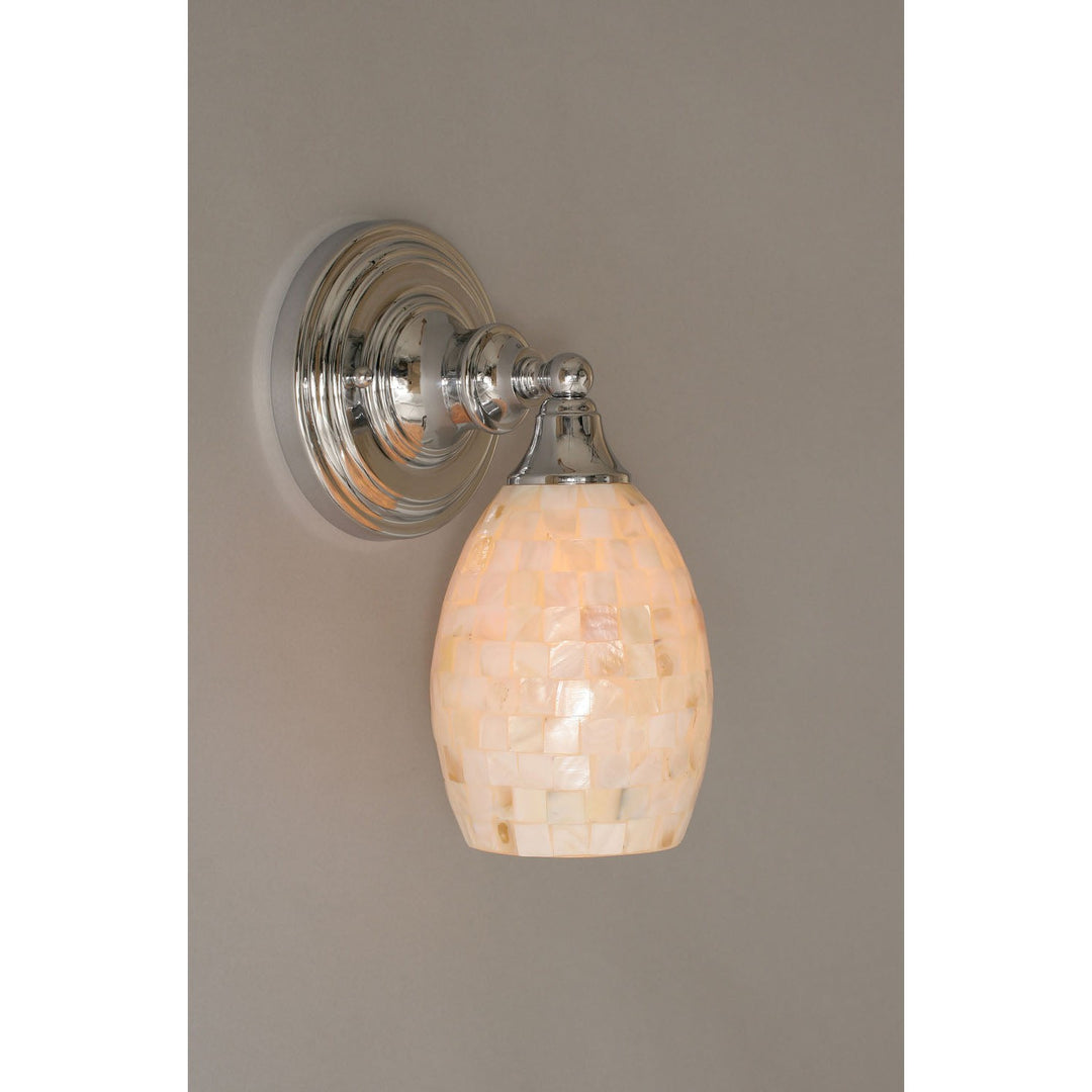 Toltec Any 40-ch-406 Wall Sconce Light - Chrome