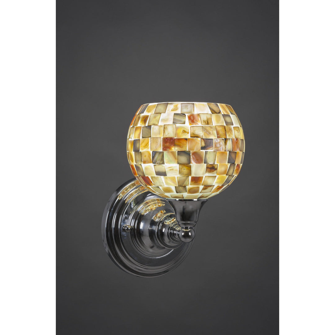 Toltec Any 40-ch-407 Wall Sconce Light - Chrome