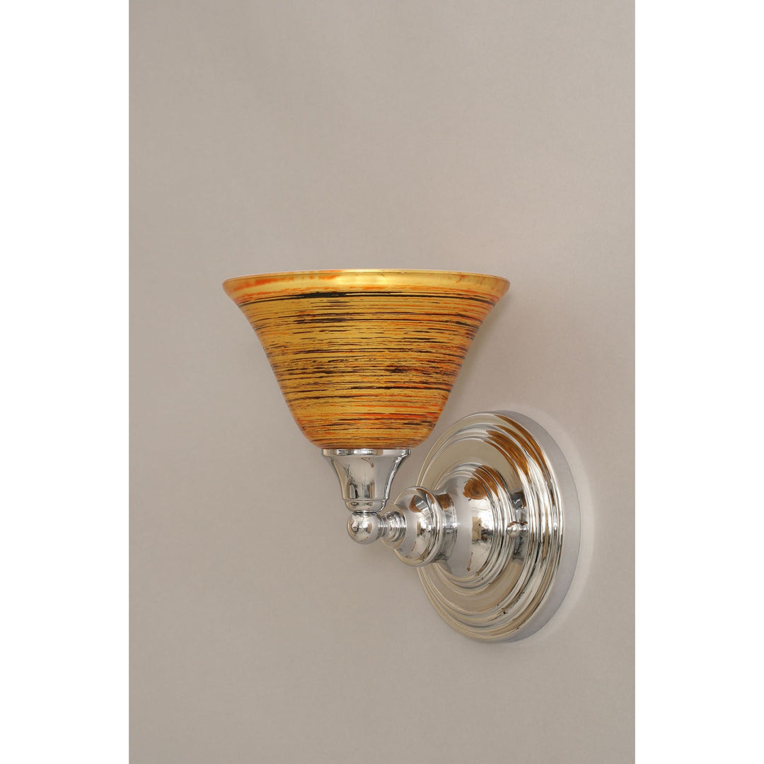 Toltec Any 40-ch-454 Wall Sconce Light - Chrome