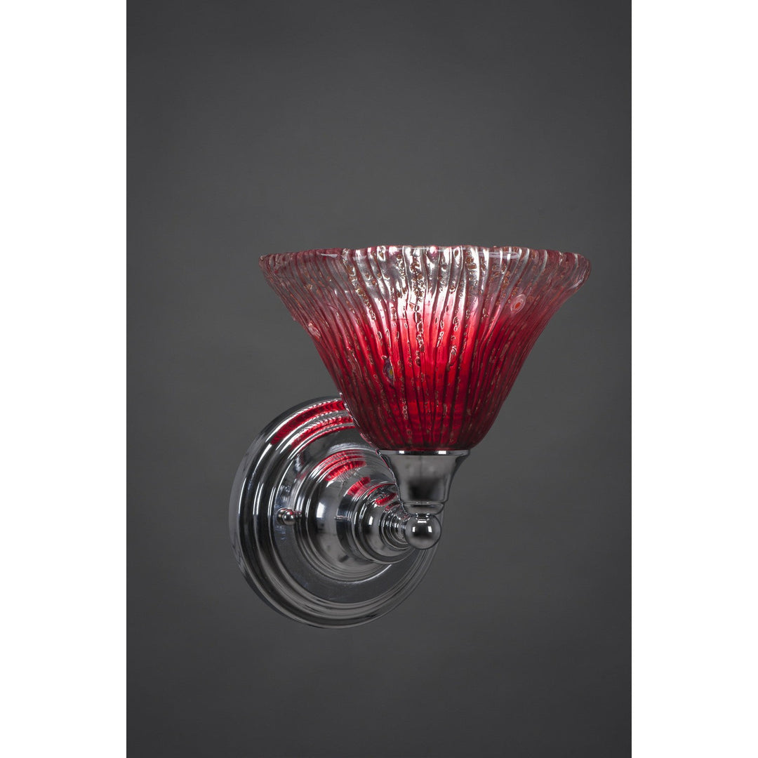 Toltec Any 40-ch-756 Wall Sconce Light - Chrome