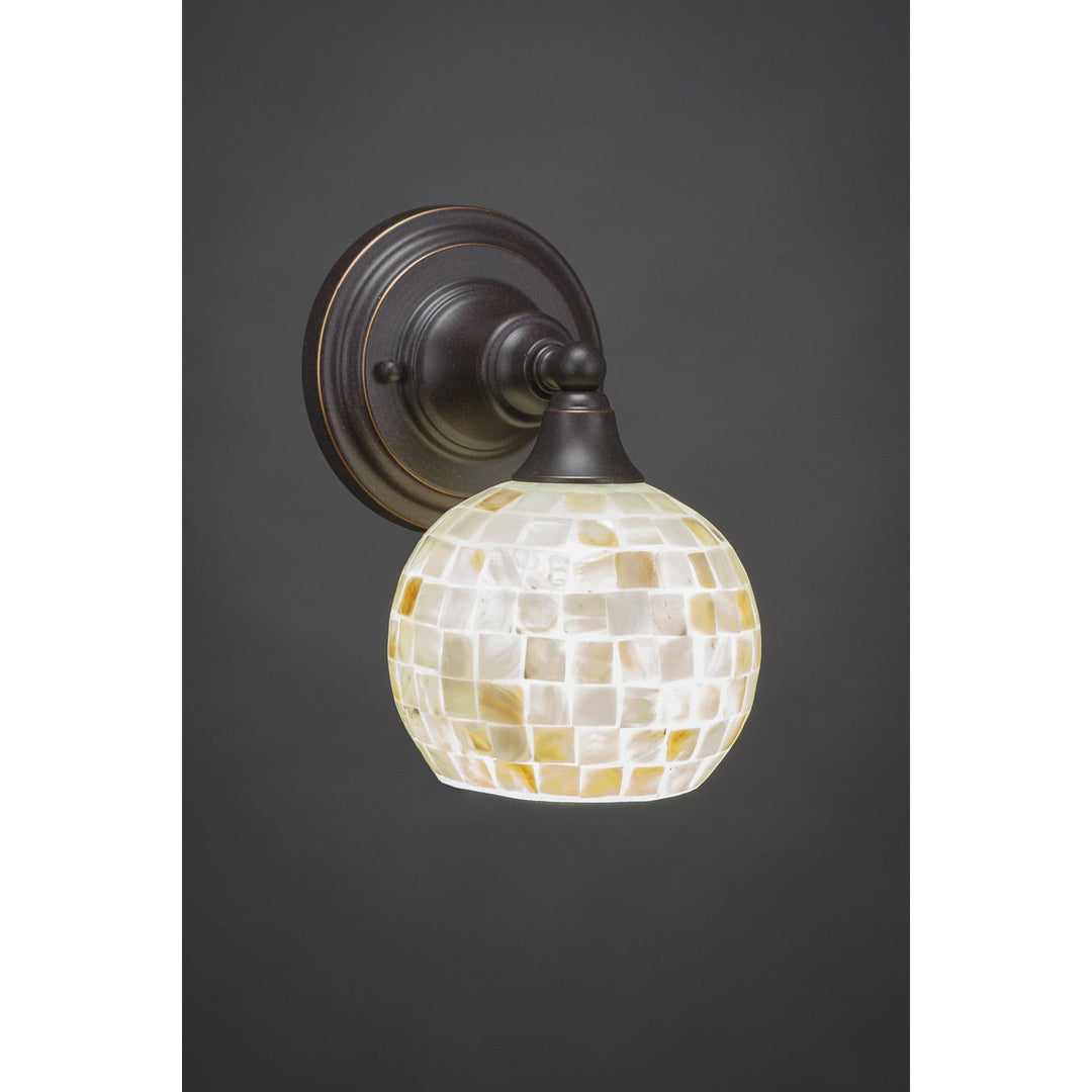 Toltec Any 40-dg-405 Wall Sconce Light - Dark Granite