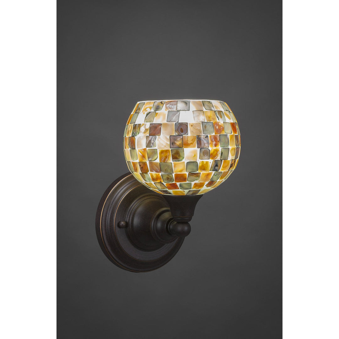 Toltec Any 40-dg-407 Wall Sconce Light - Dark Granite