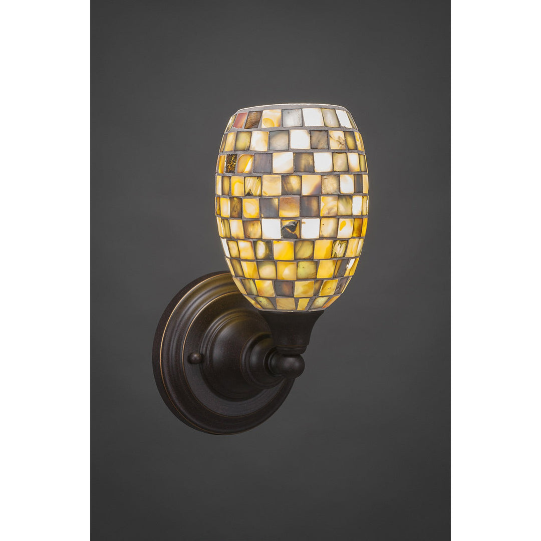 Toltec Any 40-dg-408 Wall Sconce Light - Dark Granite