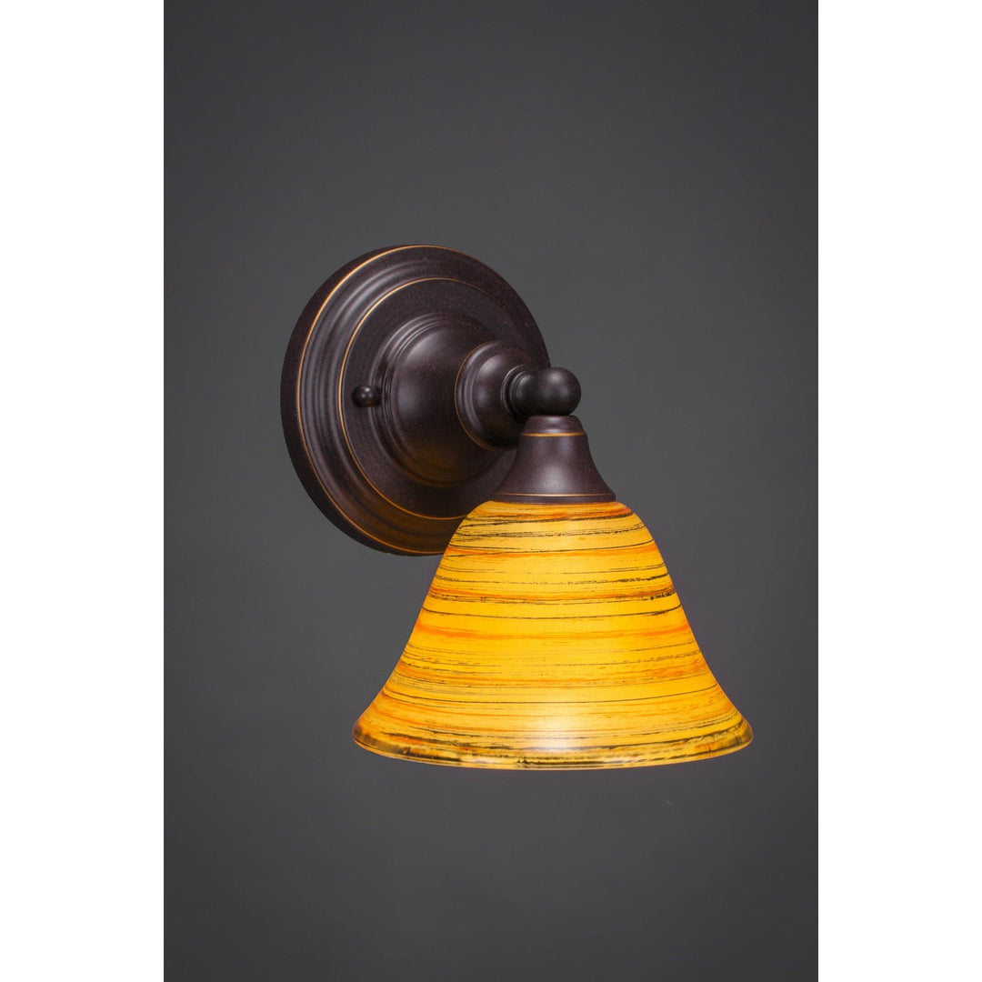 Toltec Any 40-dg-454 Wall Sconce Light - Dark Granite