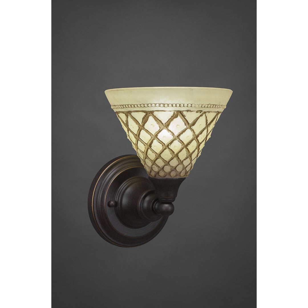 Toltec Any 40-dg-7185 Wall Sconce Light - Dark Granite