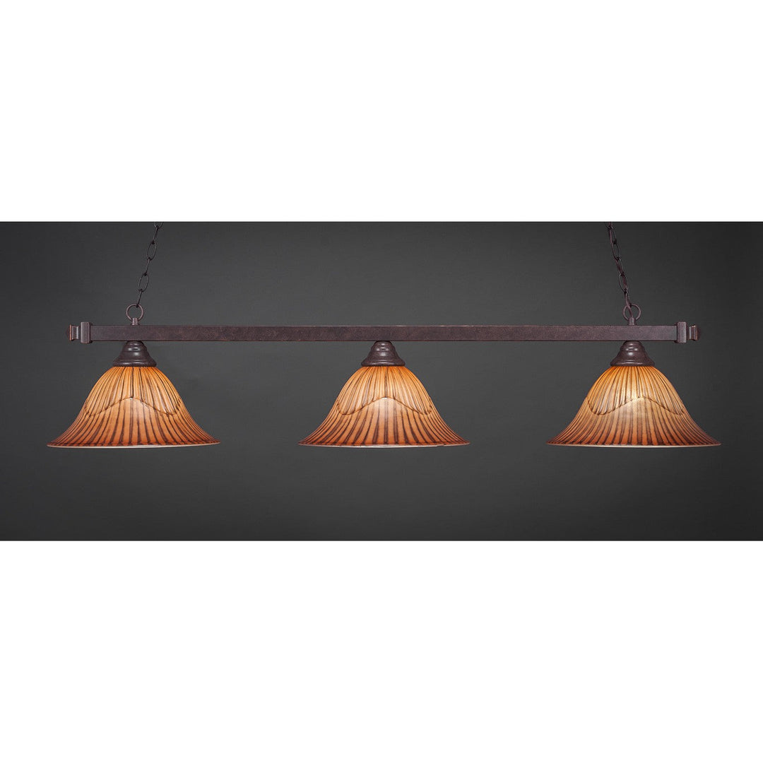 Toltec Square 803-dg-58319 Pendant Light - Dark Granite