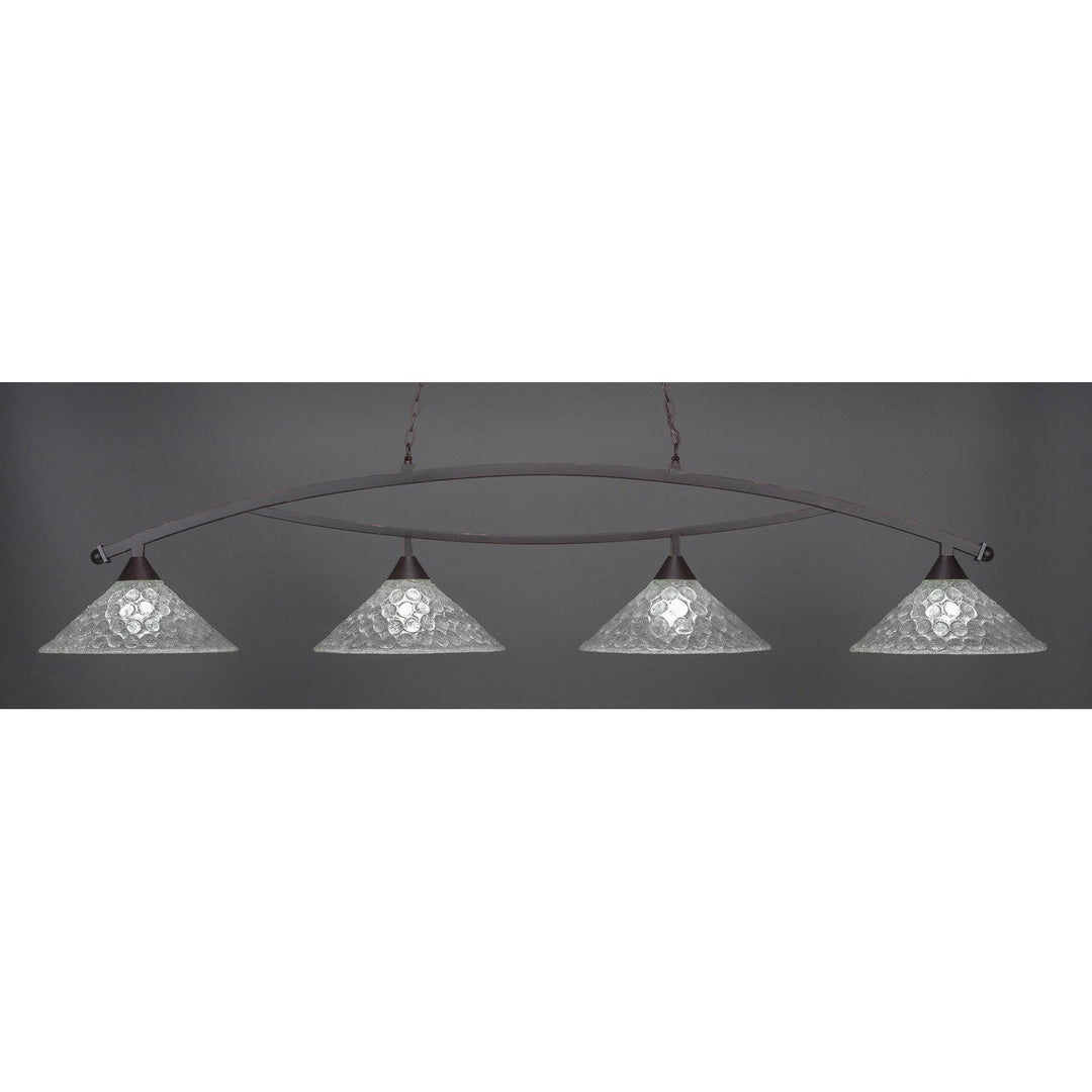 Toltec Bow 874-dg-411 Pendant Light - Dark Granite
