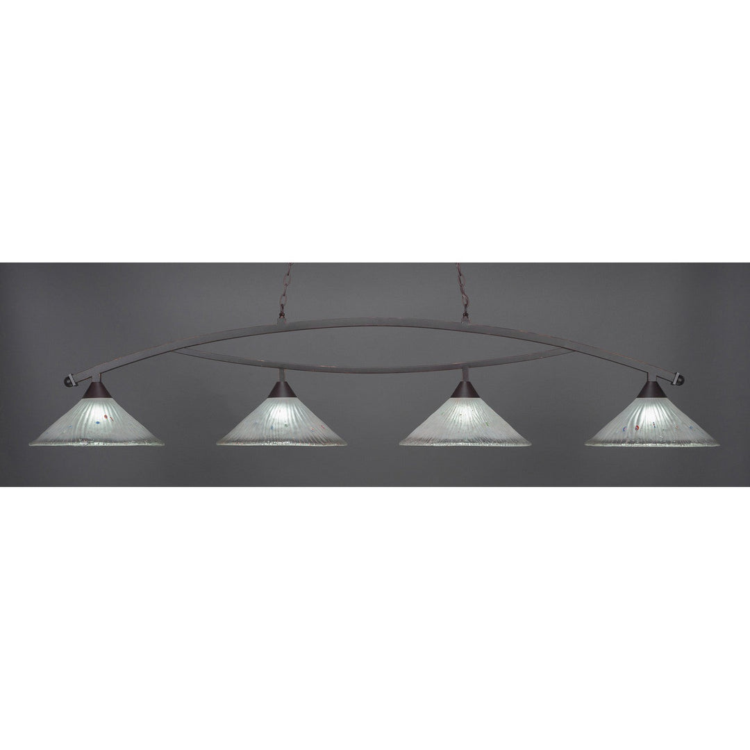 Toltec Bow 874-dg-711 Pendant Light - Dark Granite