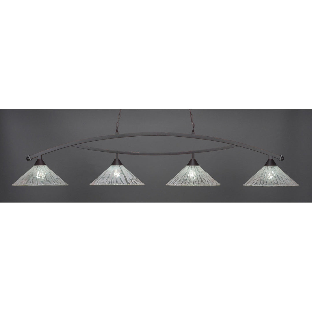 Toltec Bow 874-dg-719 Pendant Light - Dark Granite