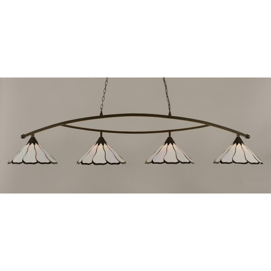 Toltec Bow 874-dg-912 Pendant Light - Dark Granite
