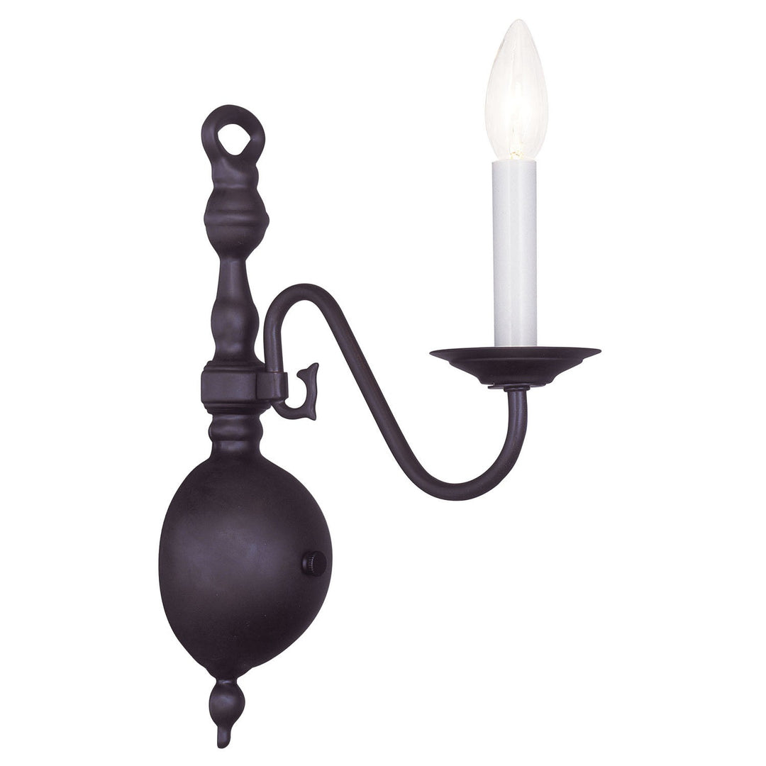 Livex Williamsburgh 5001-07 Wall Sconce Light - Bronze