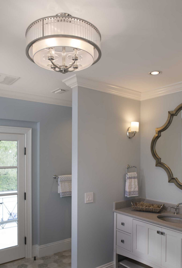 Progress Niss? P2012-104 Wall Light - Polished Nickel