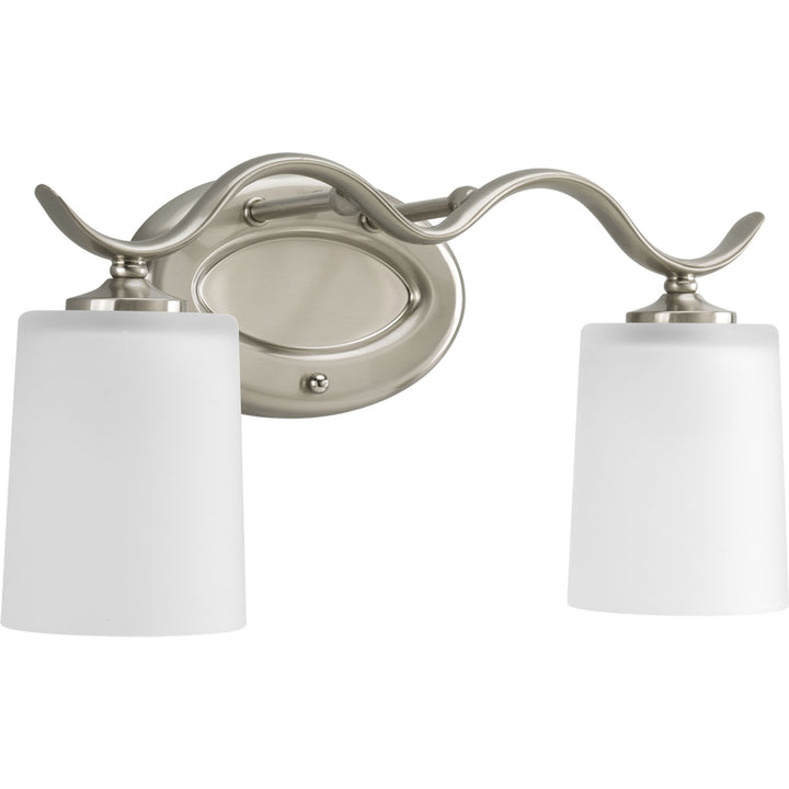 Progress Inspire P2019-09 Bath Vanity Light 15 in. wide - Brushed Nickel