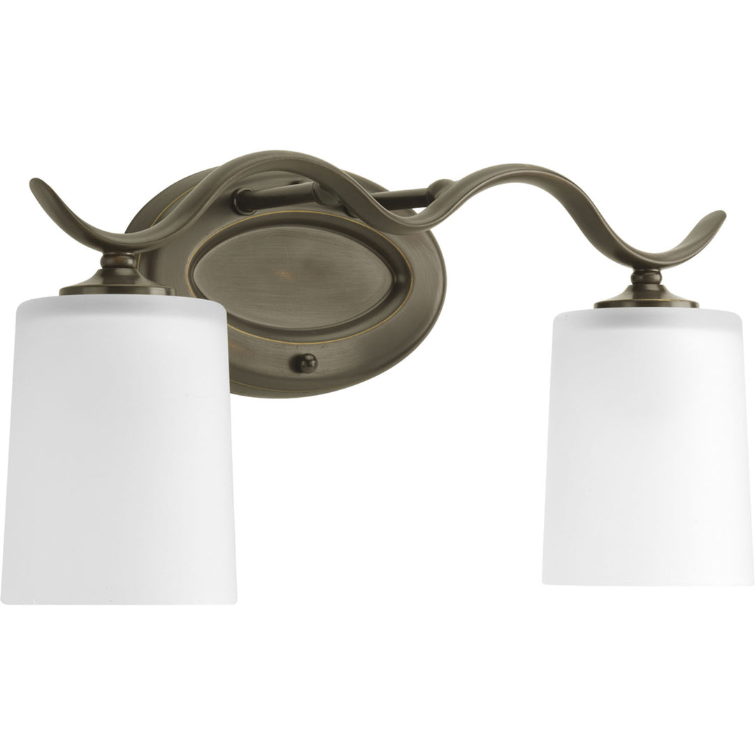 Progress Inspire P2019-20 Bath Vanity Light 15 in. wide - Antique Bronze