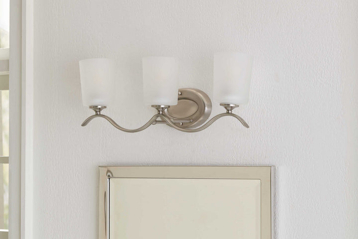 Progress Inspire P2020-09 Bath Vanity Light 23 in. wide - Brushed Nickel