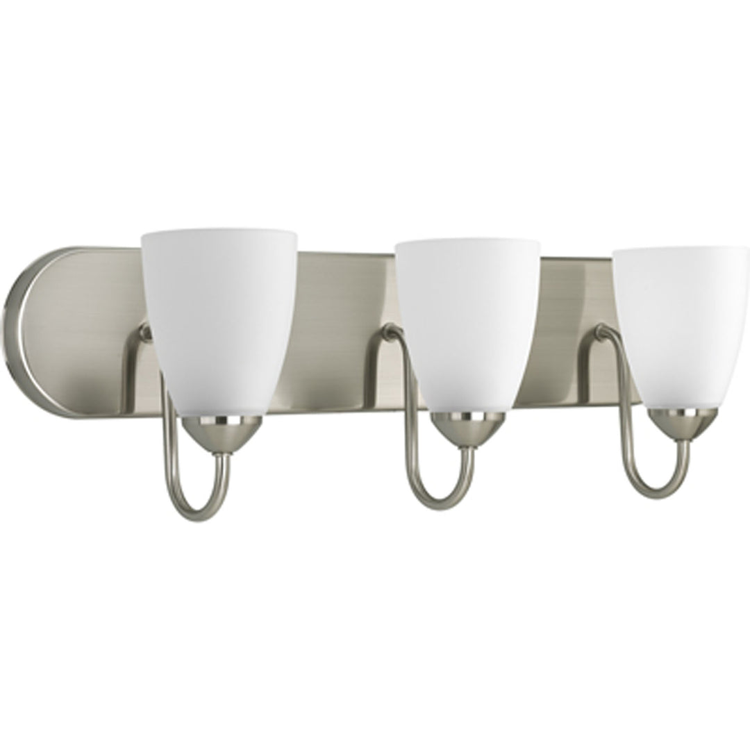 Progress Gather P2708-09 Bath Vanity Light 24 in. wide - Brushed Nickel