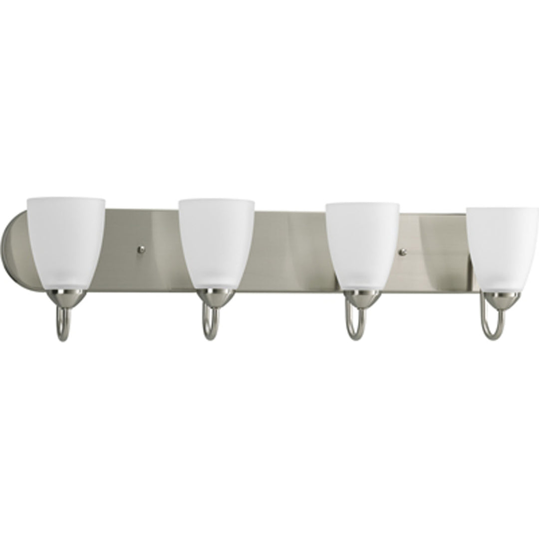 Progress Gather P2709-09 Bath Vanity Light 30 in. wide - Brushed Nickel