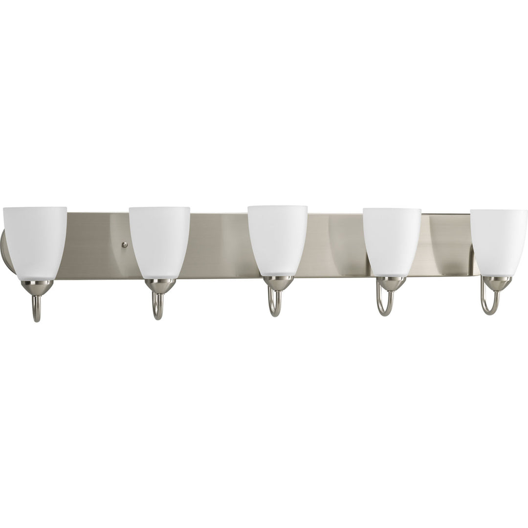 Progress Gather P2713-09 Bath Vanity Light 36 in. wide - Brushed Nickel