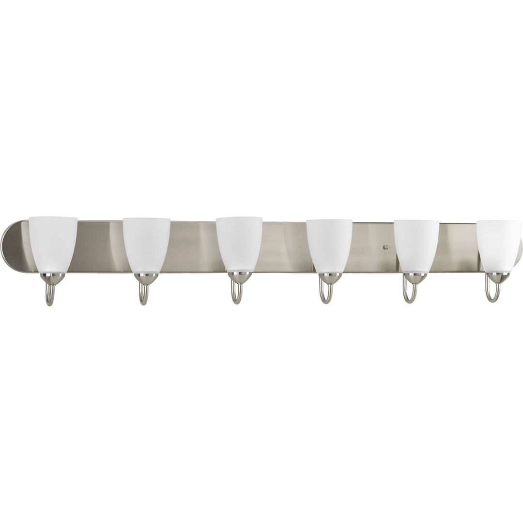 Progress Gather P2714-09 Bath Vanity Light 48 in. wide - Brushed Nickel