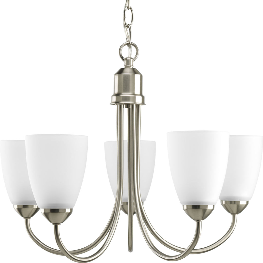 Progress Gather P4441-09 Chandelier Light - Brushed Nickel