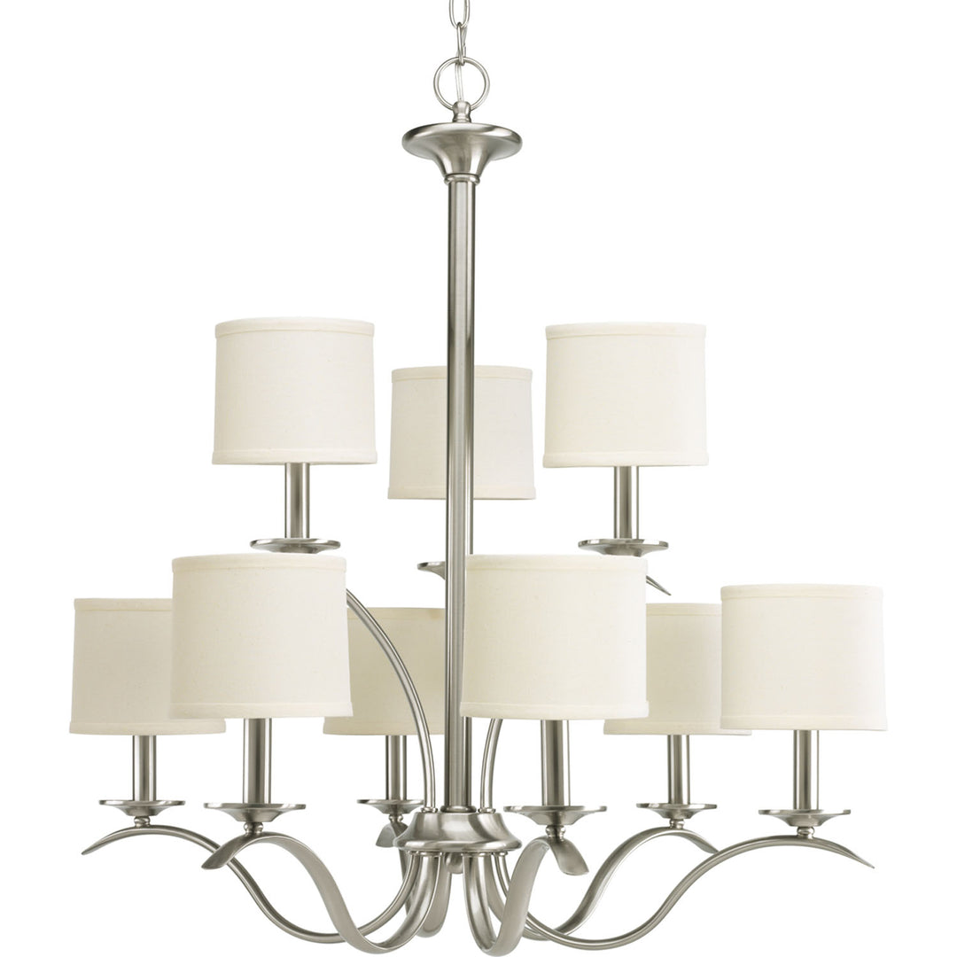 Progress Inspire P4638-09 Chandelier Light - Brushed Nickel