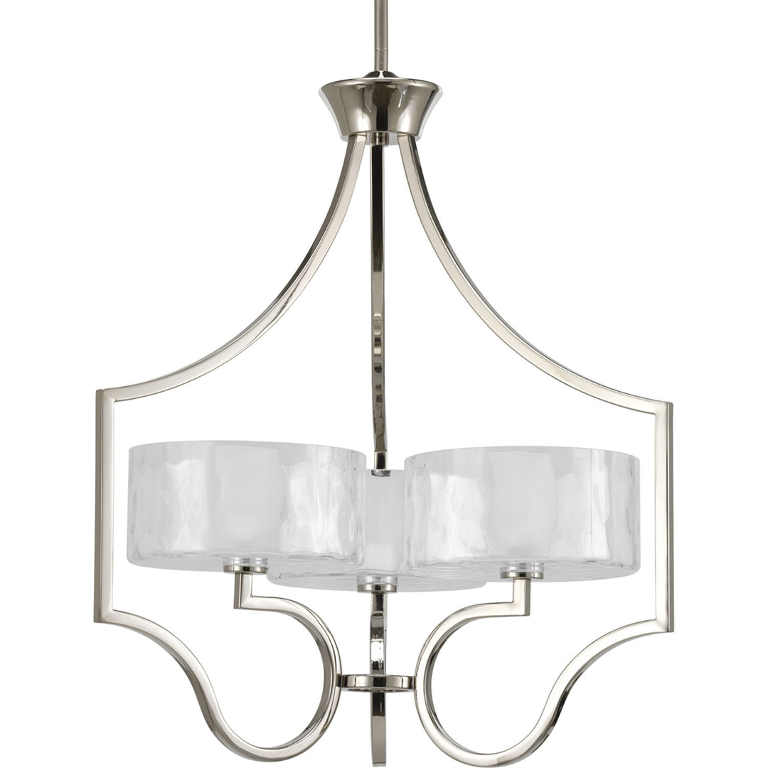 Progress Caress P4644-104WB Chandelier Light - Polished Nickel