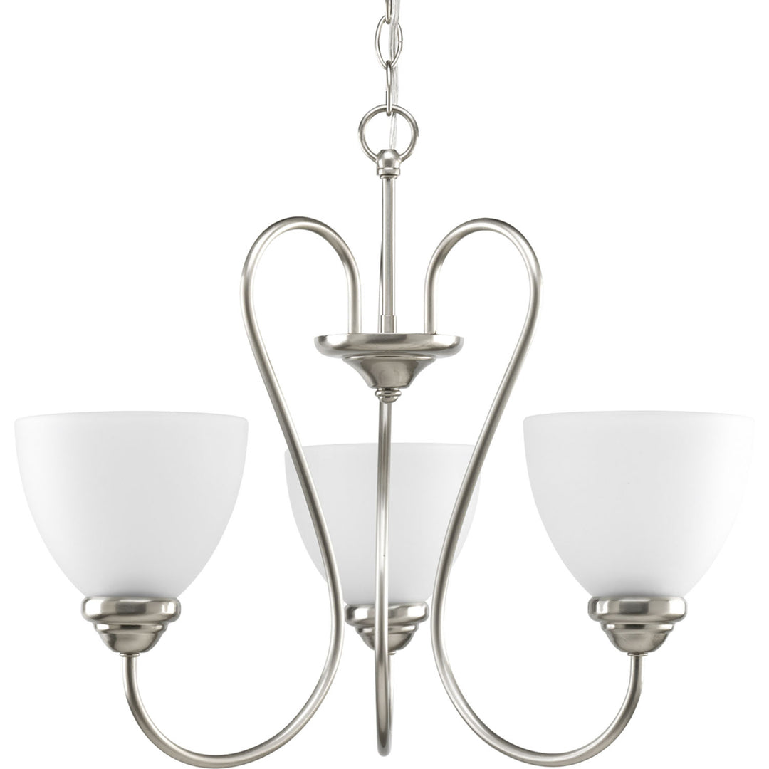 Progress Heart P4664-09 Chandelier Light - Brushed Nickel
