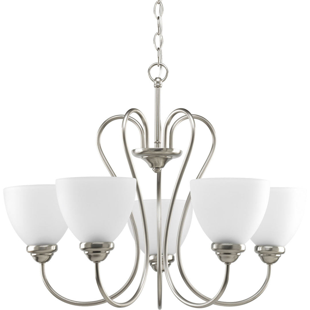 Progress Heart P4666-09 Chandelier Light - Brushed Nickel