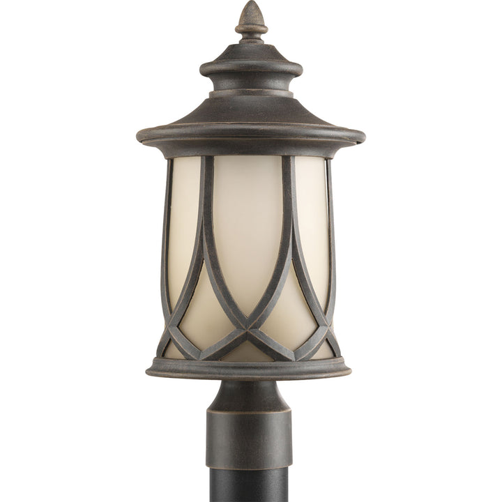 Progress Lighting P6404-122 Resort One Light Post Lantern Outdoor Bronze / Dark