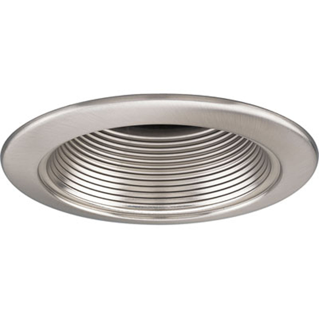 Progress Lighting P8037-09 Step Baffle Trim Step Baffle Trim Recessed Light Pewter, Nickel, Silver