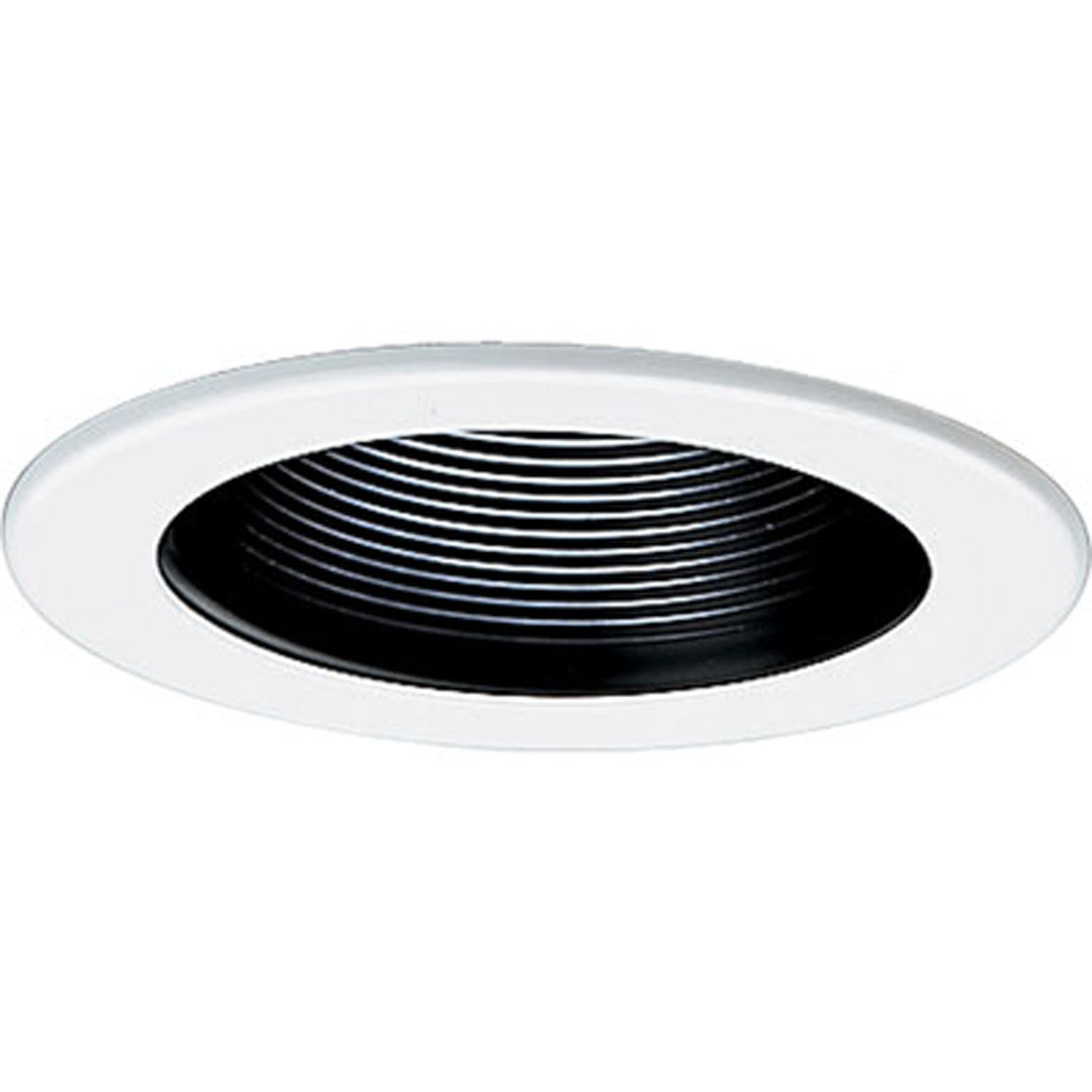 Progress Lighting P8044-31 Recessed - Trim 4" Step Baffle Trim For 4" Housing Recessed Light Black