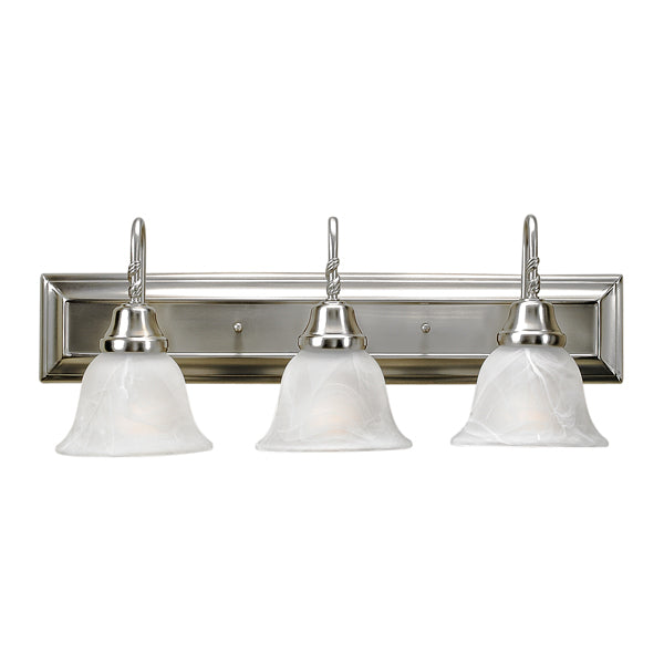 Russell Bordeaux 782-703/BCH Bath Vanity Light 9 in. wide - Brushed Chrome